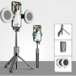 Bluetooth fill-in-one selfie stick